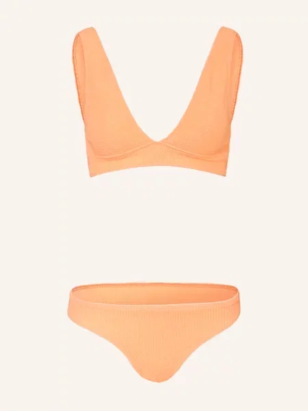 Sorbet Island Bralette Bikiny Aqua tmavě oranžová