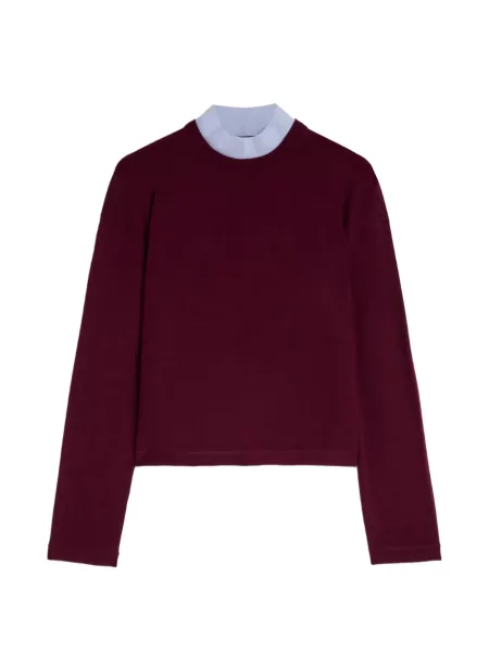 Decupat pulover Jil Sander roșu