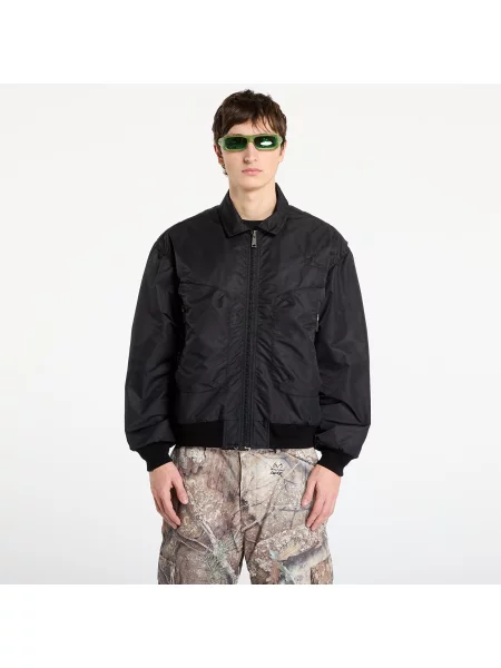 Jachetă Brain Dead Embroidered 3D Flight Jacket Black L negru