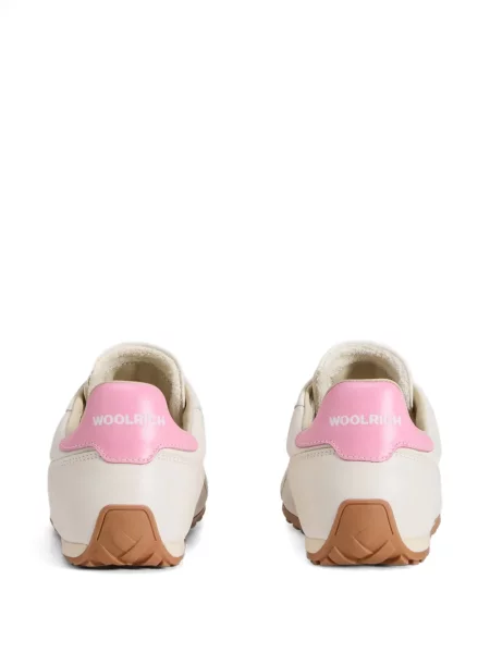 Fűzős csipkés sneaker Woolrich fehér
