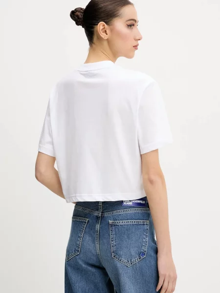 Футболка Karl Lagerfeld Jeans білий