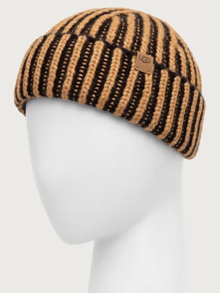 UGG căciulă de damă cu amestec de lână negru