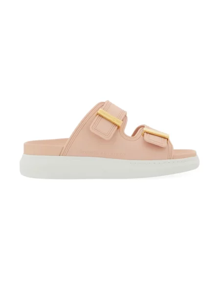 Klapki Alexander Mcqueen różowe