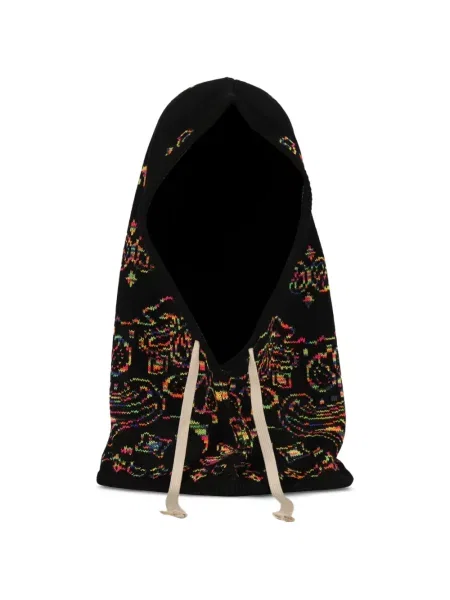 Căciulă Jun/nakayama cu imagine cu model paisley cu cordon negru