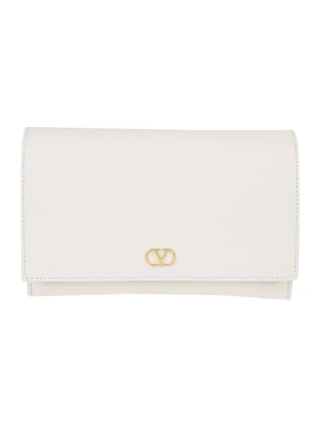 Kopertówka Valentino Garavani skórzana biała
