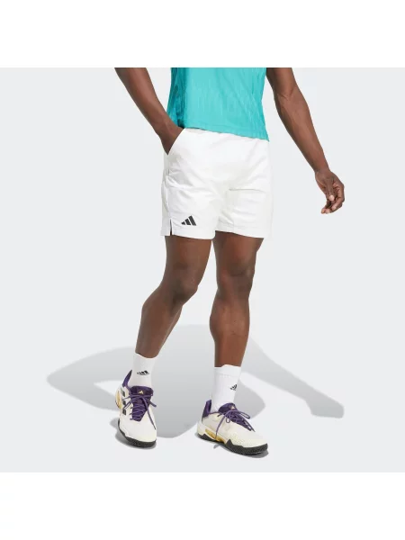 Pantaloni sport Adidas tenis alb