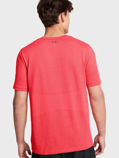 Бесшовная спортивная футболка Under Armour красная