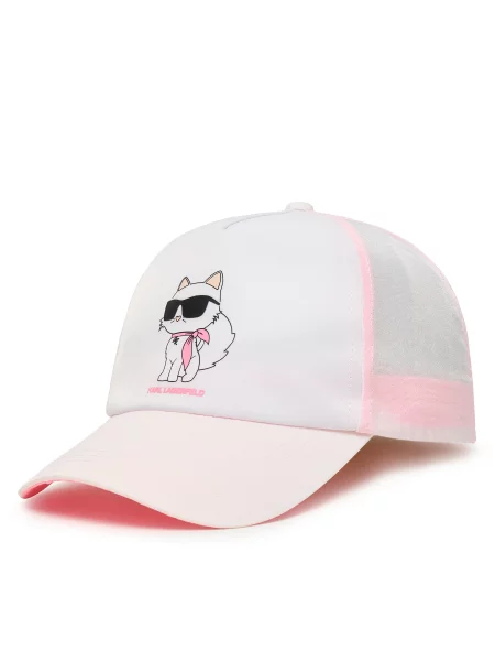 Καπέλο Jockey Karl Lagerfeld Kids M λευκό