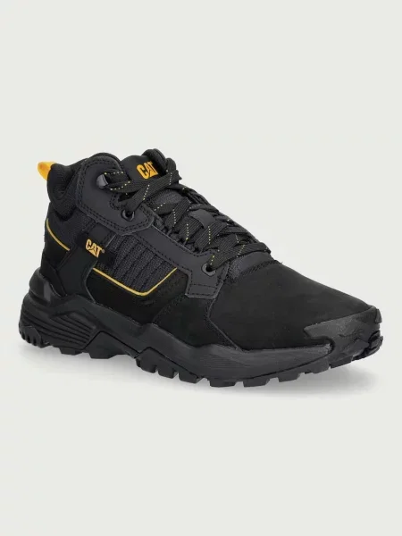 Botine Cat Footwear din piele negru
