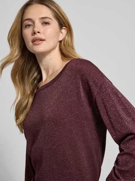 Sweter z dzianiny z ozdobnymi model ‘MOBBE’ B.young