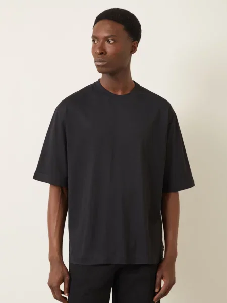 Jacquemus Tričko Le Tshirt Rond Carre černá