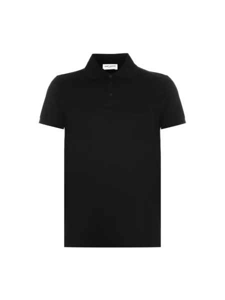 Koszulka polo Saint Laurent czarna