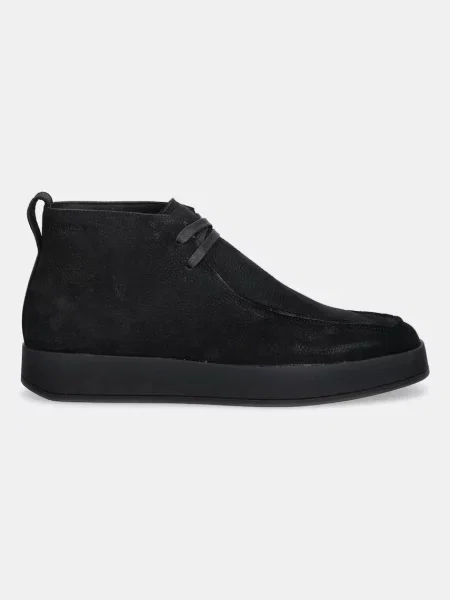 Usnjeni polškornji Calvin Klein HYBRID CUP APRON BOOT NU W črna