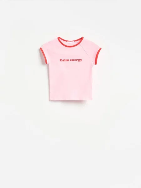 Tricou Reserved roz