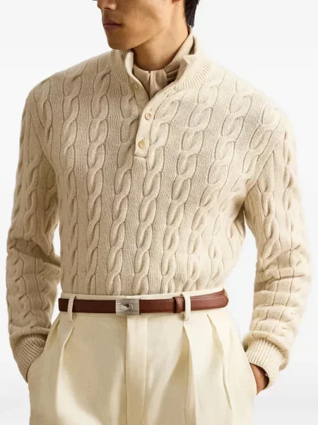 Pulover Ralph Lauren Purple Label din cașmir violet