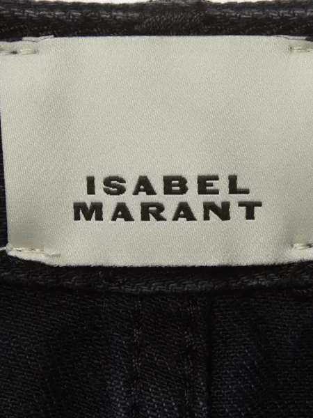 Blugi cu picior larg Isabel Marant negru