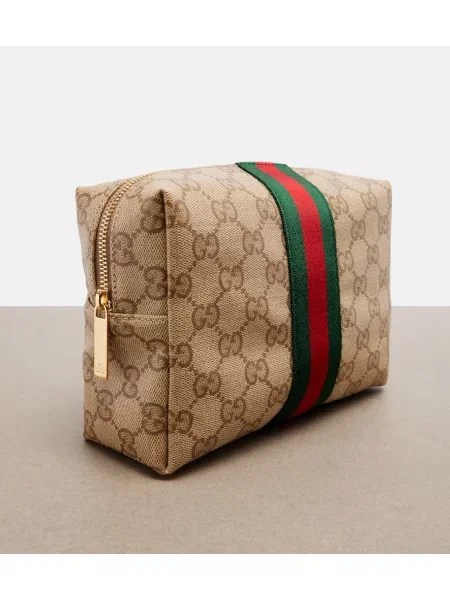 Klasická plátěná kabelka Gucci béžová