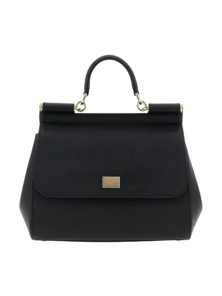 Torebka Dolce And Gabbana skórzana czarna