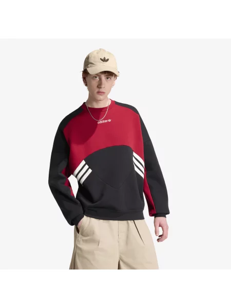 Hanorac crewneck Adidas Originals negru