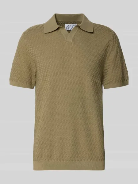 Koszulka polo z kołnierzykiem polo i dekoltem w serek Jake*s Studio Men
