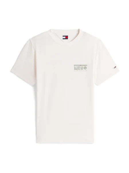 Tommy Jeans Póló BILLS zöld fehér