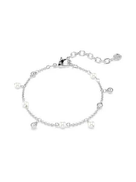 Swarovski bransoletka metalowa IMBER szara