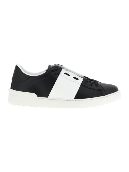 Sneakersy Valentino Garavani skórzane czarne