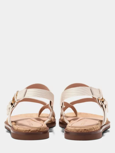 Шкіряні Сандалії Cole Haan бежевий