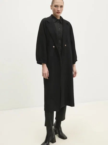 Классическая ошейниковый рубашка Answear Lab серая