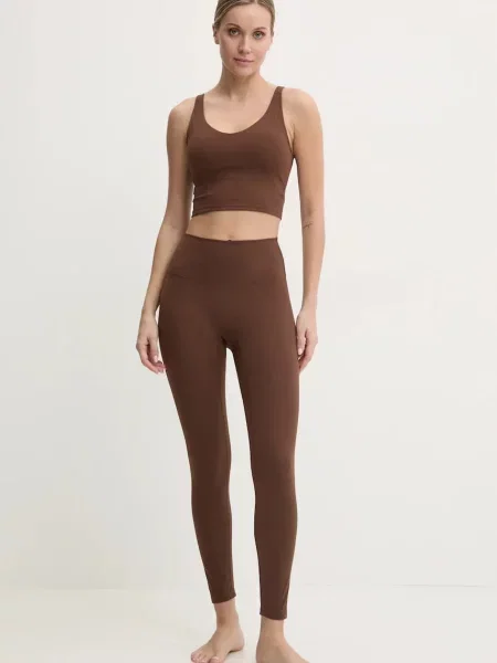 Легінси для йоги Joy in me Oneness Ease однотонні Oneness Ease коричневий