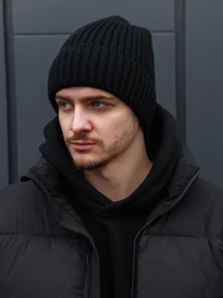 Шапка Without черная