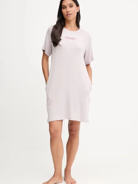 Нощница Dkny дамска розово