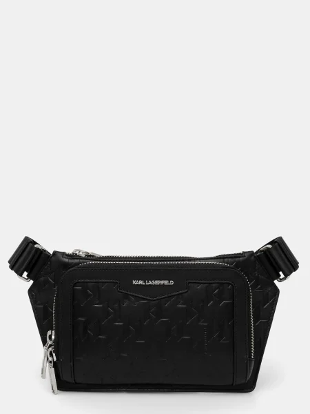 Karl Lagerfeld Borsetă Loom' negru