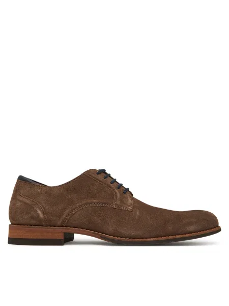 Pantofi Clarks din dantelă maro