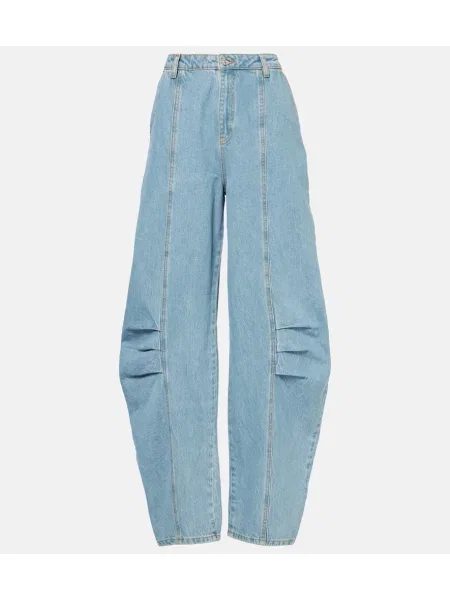 Blugi cu talie înaltă Rotate cu talie înaltă albastru