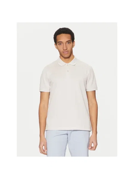 Calvin Klein Pólóing Regular Fit bézs