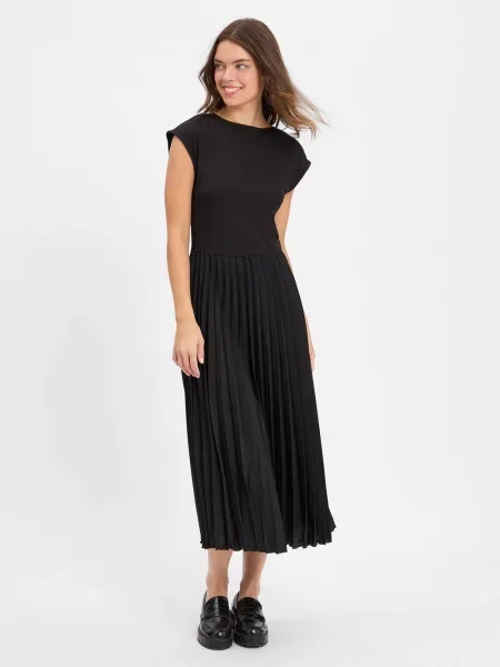 Tommy Hilfiger sukienka maxi rozkloszowana czarny