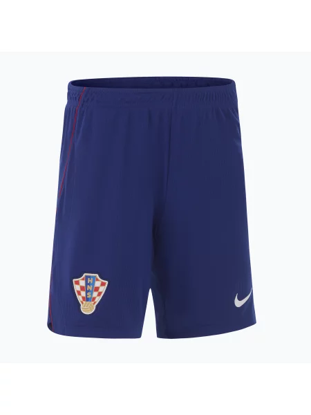 Pantaloni scurți de fotbal pentru bărbați Nike Dri-Fit Croatia Stadium Away deep royal blue albastru