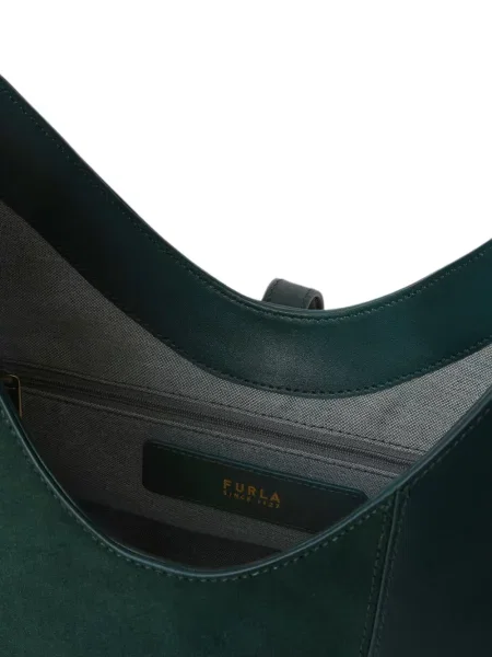 Geantă Furla din piele verde