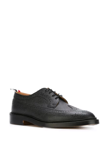 Iš natūralios odos brogue batai Thom Browne juoda