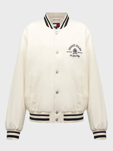 Джинсовая куртка Tommy Jeans белая
