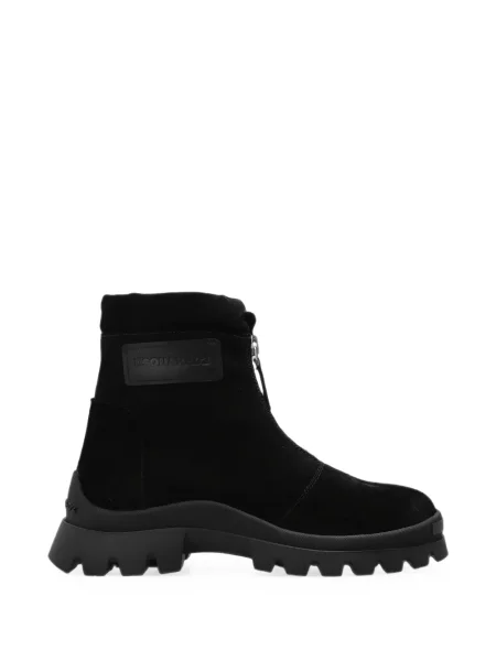 Cizme scurte Dsquared2 din piele negru