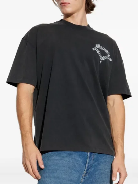 Tricou Allsaints cu imagine negru