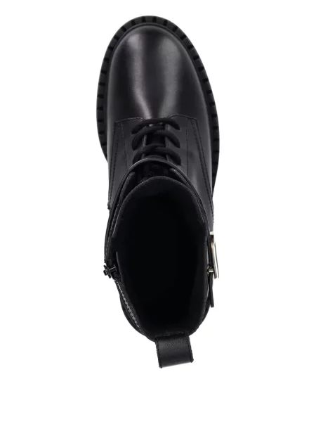 Botine Furla cu șireturi din dantelă negru