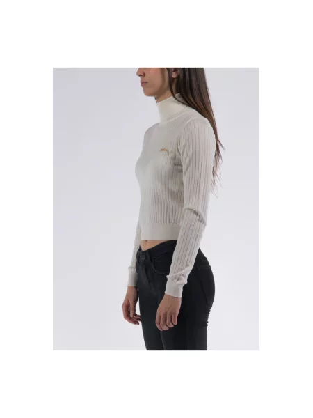 Sweter z golfem Marni do golfa biały