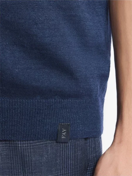 Scurt tricou polo Fay albastru