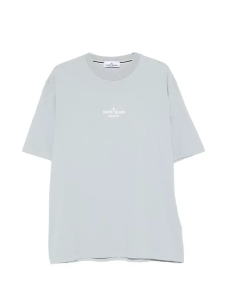 Tricou Stone Island cu strasuri gri