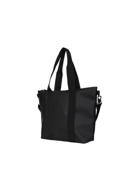 Rains Tote Bag Mini Black Unisex Plecaki i torby Rains Size: One size czarny