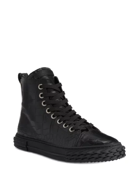 Маратонки Giuseppe Zanotti с връзки с дантела черно