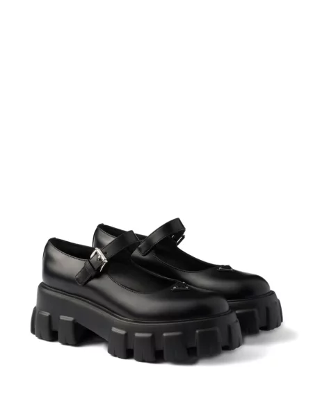 Pantofi cu toc Prada fără toc negru